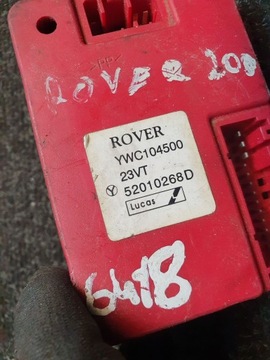 ROVER 45 2003 JINÉ JEDNOTKA / MODUL ŘÍZENÍ