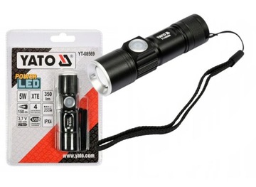 LATARKA XT-E CREE 5W USB 94X27MM YATO YT-08569