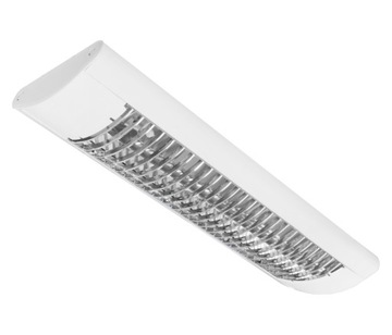 Oprawa rastrowa do świetlówek LED 2x9W LAMPA NATYNK KOMPLET + świetlówki