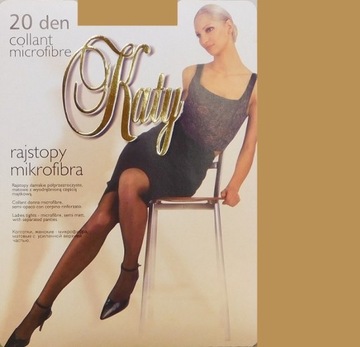 Katy MIKROFIBRA 20den rajstopy mat nuage 3-L