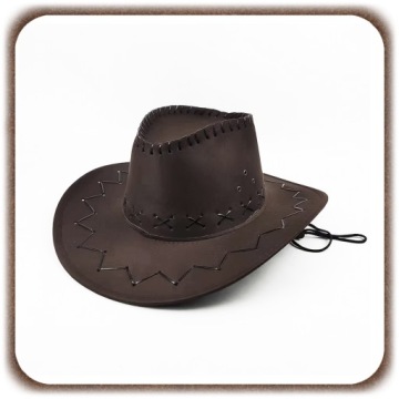 КОВБОЙСКАЯ ШЛЯПА КАНТРИ-ВЕСТЕРН ДЛЯ ВЗРОСЛЫХ ПЛАТЬЕ ШЕРИФА ВЕЧЕРИНКА