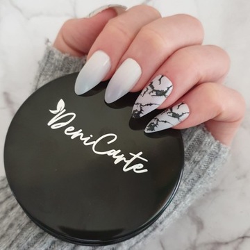 НАКЛЕЙКИ ДЛЯ ИСКУССТВЕННЫХ НОГТЕЙ УЗОРЫ С КЛЕЕМ 24 ШТ.