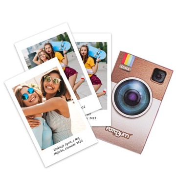 Foto odbitki 24 szt. polaroid z podpisem + pudełko