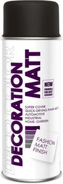 SPRAY LAKIER W SPREJU DECO MATT 400ML BRĄZOWY