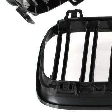 ATRAPA GRILL NERKI KRATKA do BMW 3 E92 E93 LIFT CZARNY POŁYSK