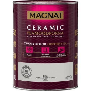 FARBA MAGNAT CERAMIC 5L C72 NOSTALGICZNY OPAL