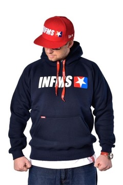 BLUZA INFAMOUS TEAM TRZEBA ZAPIERDALAĆ NAVY S