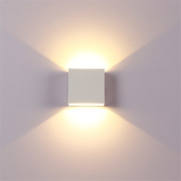 Lampa ścienna Korytarz Kinkiet LED GÓRA-DÓŁ Biały