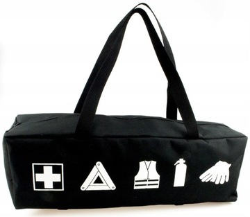 Сумка-органайзер в багажник автомобиля для треугольника, жилета, огнетушителя, НА ВЕЛКРО