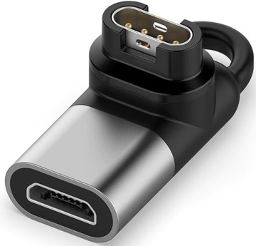 ADAPTER PRZEJŚCIÓWKA KĄTOWA NA KABEL DO ZEGARKA GARMIN MICRO USB FENIX