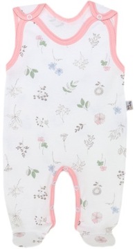 ŚPIOCHY NIEMOWLĘCE ŚPIOSZKI BAWEŁNIANE ROZPINANE r.68 GARDEN /15a/