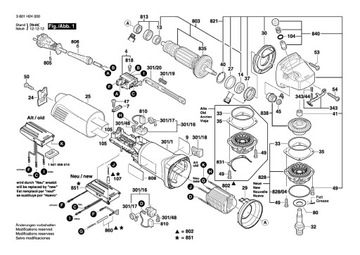 1607000397 Статор Bosch для GWX 14-125, GWS 1400