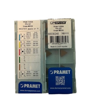 PRAMET PŁYTKI WIDIOWE TPUN 110304 M8330 STAL INOX