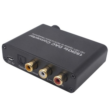 Adapter DAC 192 z optycznym pokrętłem