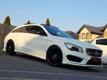 Mercedes CLA C117 Shooting Brake Facelifting 1.5 180 d 109KM 2017 Mercedes-Benz CLA AMG Line___BiXenon LED Skora Alcantara Kamera Panorama A, zdjęcie 3