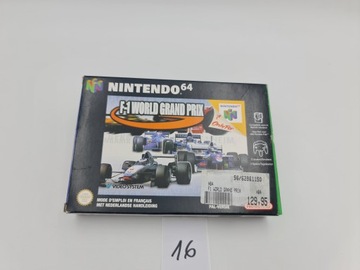 NINTENDO 64 F-1 WORLD GRAND PRIX BOX PAL ВЕРСИЯ