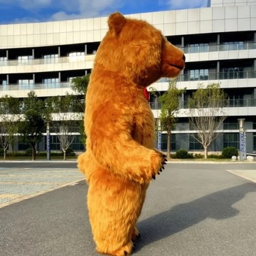 Kostium Reklamowy Miś Niedźwiedź Żywa maskotka Nadmuchiwany 2m