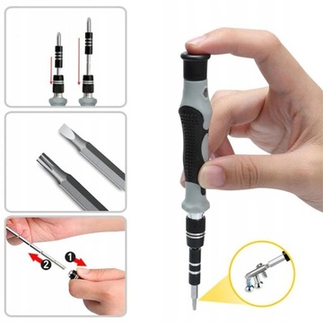 ZESTAW PRECYZYJNYCH WKRĘTAKÓW 117w1 TORX IMBUS GSM