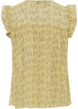 (40/1459) BPC BLUZKA Z FALBANKAMI BEZ RĘK. r.38