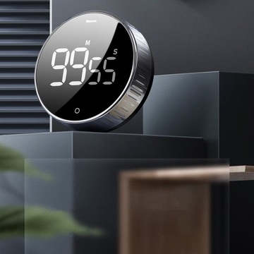 ТАЙМЕР/СЕКУНДОН BASEUS HEYO, ЦИФРОВОЙ, МАГНИТЫ