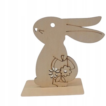 OZDOBA FIGURKA ŚWIĄTECZNA WIELKANOC ZAJĄC DEKOR model 3