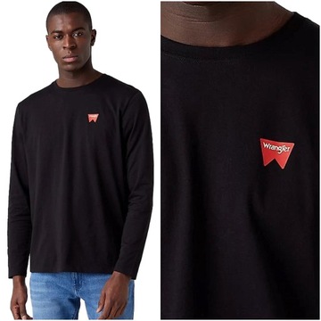 WRANGLER SIGN MĘSKA KOSZULKA Z DŁUGIM RĘKAWEM