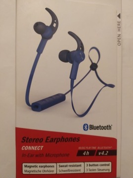 HAMA Bluetooth-наушники Микрофон Синий