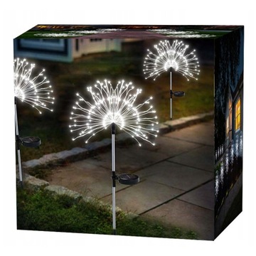 2x LAMPA SOLARNA OZDOBA OGRODOWA DMUCHAWCE 150 LED