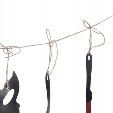 12 шт., подвесной баннер с кровавым ножом, ужасные сцены