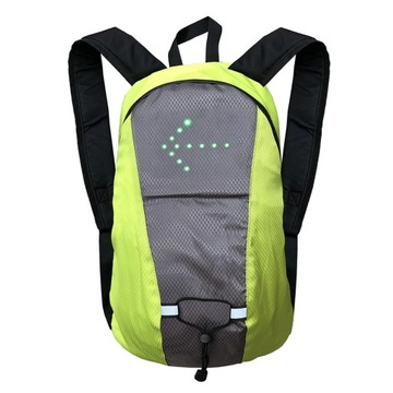 Men's Backpack Cycling MTB Bag LED Turn Signal Light Wireless Remote