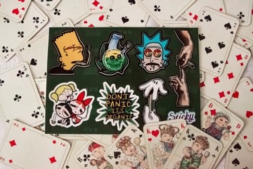 Наклейки на мотоциклете сорняков водонепроницаемый набор