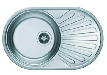 Zlewozmywak stal ALVEUS CIKLO20 satyna 44x74 syfon