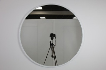 КРУГЛОЕ БЕЛОЕ ЗЕРКАЛО ЛОФТ 30 СМ