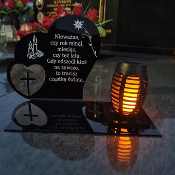 СОЛНЕЧНЫЙ ФАКЕЛ СВЕТОДИОДНАЯ СТАТУЭТКА СЕРДЦА ДЛЯ КЛАДБИЩА МОГИЛА БОЛЬШАЯ