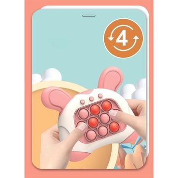 АНТИСТРЕССОВАЯ АРКАДА ДЛЯ ДЕТЕЙ POP IT FAST PUSH BUBBLE