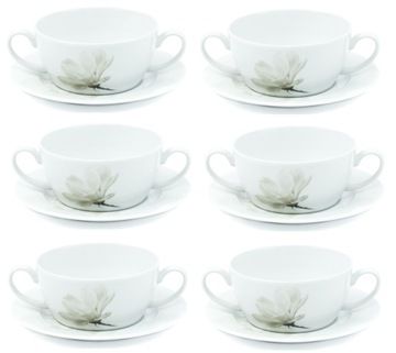LUBIANA MAGNOLIA 6 X BULIONÓWKA 300 ml + SPODEK
