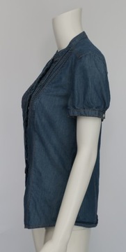 ESPRIT 40 L BLUZKA LETNIA JEANS KOSZULA CIENKA