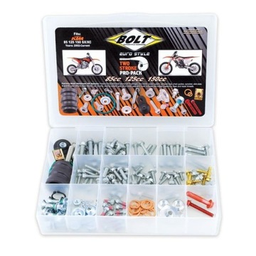 BOLT USA zestaw śrub Śrubki PLastików Ramy Pro Pack KTM 2T SX 85 125 150