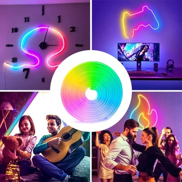 Светодиодная неоновая лента DIY Music Sync для украшения дома