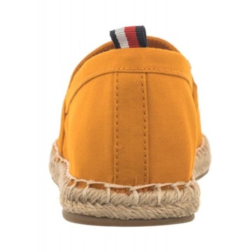 Buty Espadryle Tommy Hilfiger Basic Flat Espadrille Rich Pomarańczowe