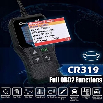 Диагностический сканер CR319 OBD2
