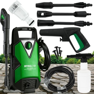 STALCO MYJKA WYSOKOCIŚNIENIOWA 120ba 1500W WĄŻ 5m