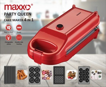 Maxxo Party Queen produkcja wyrobów cukierniczych gofrów i pączków