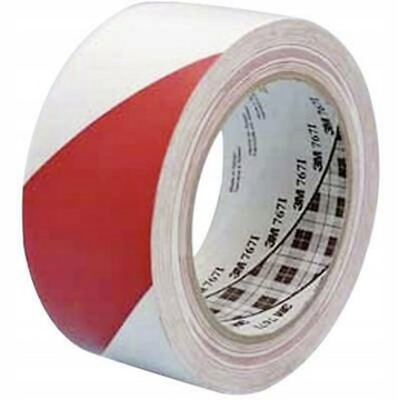TAŚMA OSTRZEGAWCZA FIXMAN CZERWONO-BIAŁA 70mm x 500m