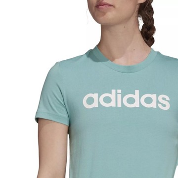 T-shirt damski ADIDAS miętowy z logo M