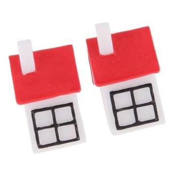 2 szt. Mini domek miniaturowy domek dla lalek ogró