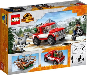 LEGO Jurassic World 76946 Синий и поимка велоцираптора Беты НОВИНКА