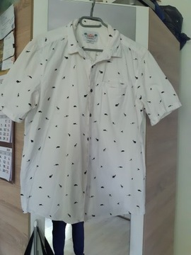 Мужская укороченная рубашка l/xl