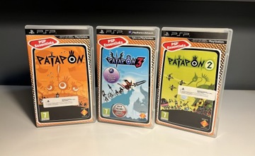 Kompletny Zestaw Patapon 1 + 2 + 3 Super Stan PSP