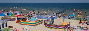 Пляжная ширма с принтом, 300х75см.